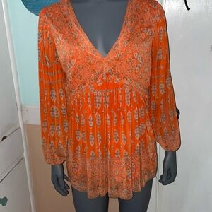 Rose and Olive women’s organza blouse